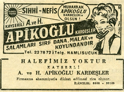 Apikoğlu Kardeşler Nostaljik Ürün İçerik Bilgilendirme Görseli