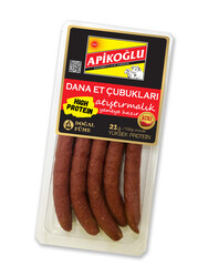 Apikoğlu - Acılı Dana Et Çubukları (110 Gr) Apikoğlu - Acılı Dana Et Çubukları (110 Gr)