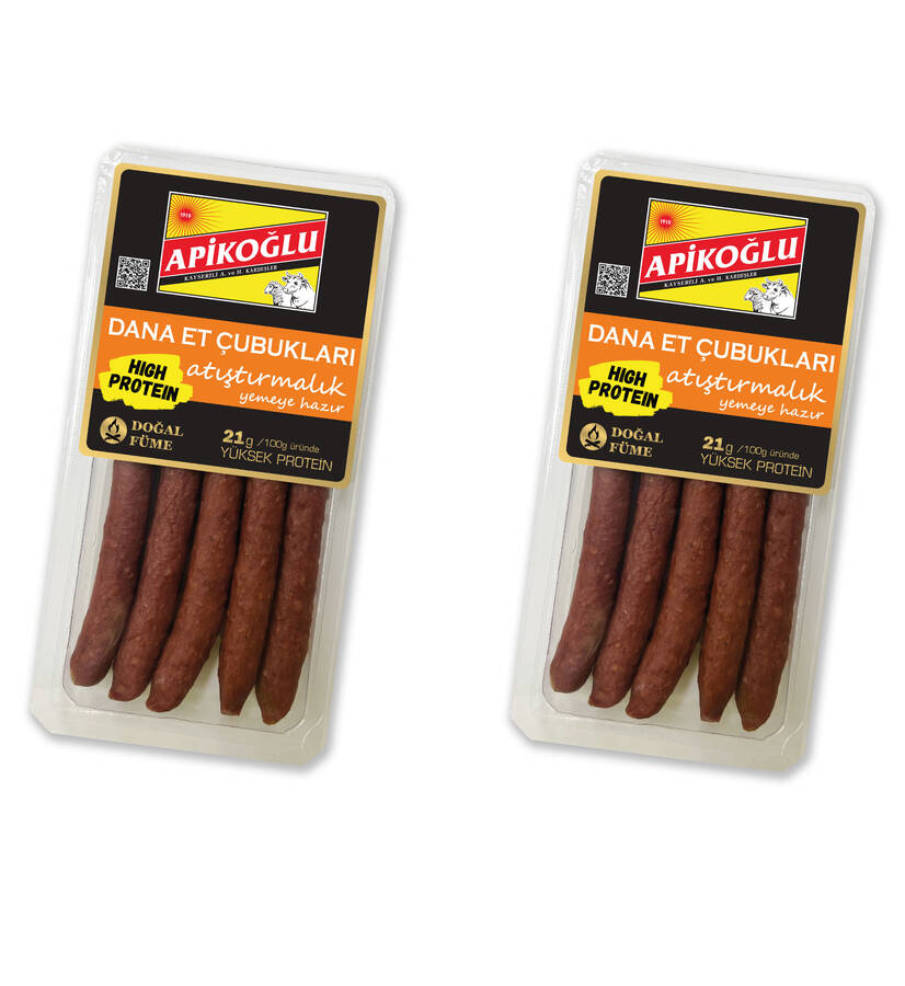 Dana Et Çubukları (110 Gr) İkili Paket (Toplam 220 Gr.)