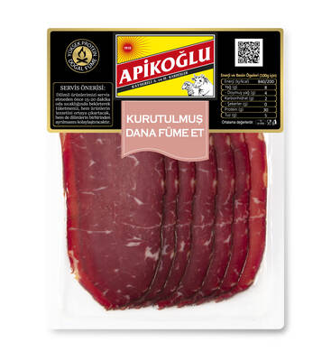 Yüksek Proteinli Kurutulmuş Dana Füme Et 70 Gr.